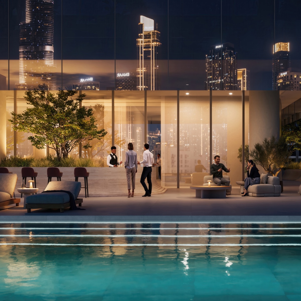 Outdoor Pool and Garden